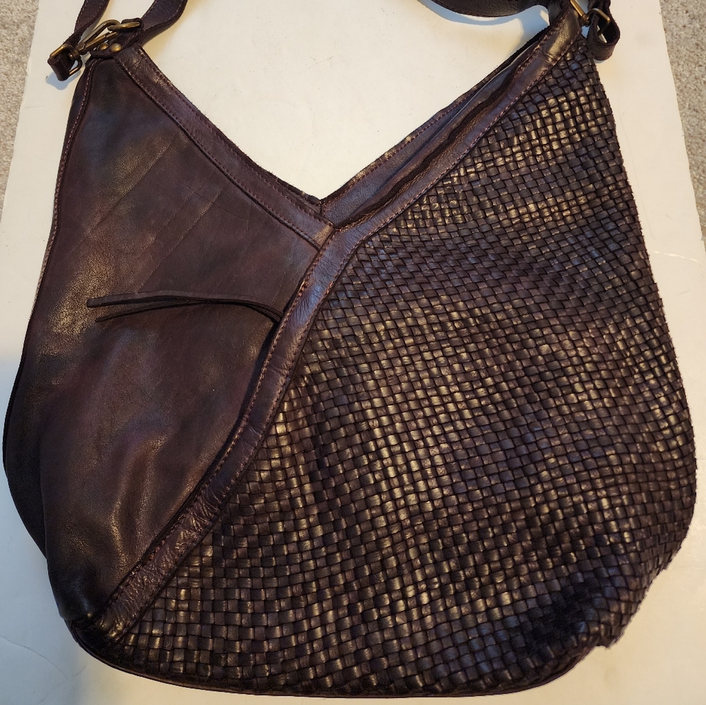 Sundance Woven Origami Women's Bag - Plum/Aubergine